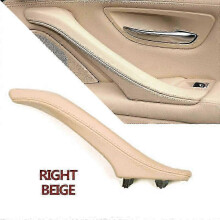 (RIGHT BEIGE) Lederen interieur deurgreep, compatibel met BMW 5 Serie F10 F11 F18, 6 kleuropties, PC ABS-materiaal.