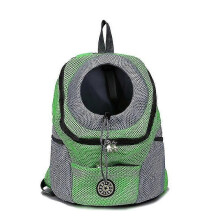 (Green, 41x55x25 cm) Pet Carrier Backpack for Dogs, Breathable Mesh Travel Shoulder Bag, Small Medium Large Sizes
