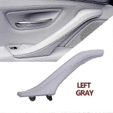 (LEFT GRAY) Lederen interieur deurgreep, compatibel met BMW 5 Serie F10 F11 F18, 6 kleuropties, PC ABS-materiaal.