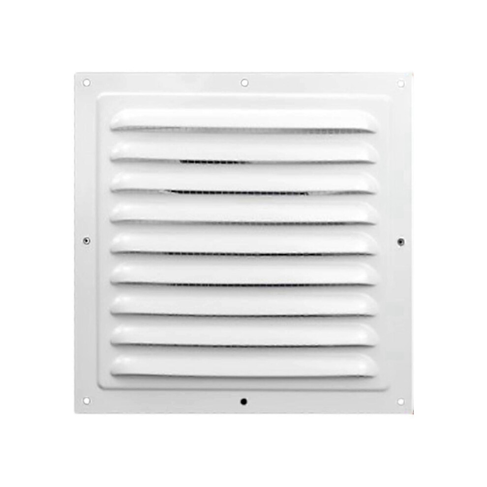 (20Cm) Aluminum Alloy Ventilation Grille Cover, Square Air Return Vent, 15Cm/20Cm/25Cm/30Cm Sizes White 6901168418840