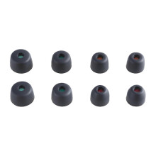 (Black) Vaihtokorvatipat Sony WF-1000XM5 -nappikuulokkeiden kanssa, 4 paria silikonityynyjä mukavuuden ja äänieristyksen takaamiseksi