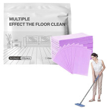 (Purple, 100pcs) Tabletki do czyszczenia podłóg drewnianych i płytek, głęboko odżywiające i chroniące przed wilgocią, 100 szt.