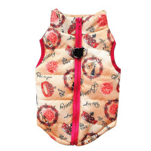 (angel baby, S) Veste rembourrée pour chien avec harnais pour l'hiver, garnie de coton, disponible en plusieurs couleurs et tailles.