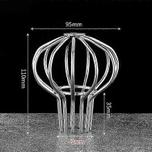 (5CM) Stainless Steel Gutter Guard Strainer, Anti-Clogging Leaf Filter for Roof Drain Pipe