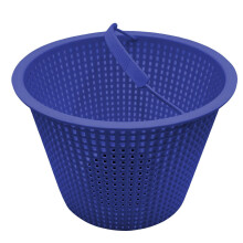 (Small blue) Pool Skimmer Basket with Handle for In-ground Pools, Efficient Filtration, Blue Plastic, 2 Sizes