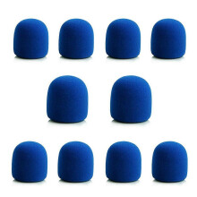 (Blue) Mikrofonin vaahtomuovisuoja 10 kpl, yhteensopiva kädessä pidettävien lavamikrofonien kanssa, tuulisuojasieni KTV DJ:lle