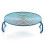 (2 Blue) Microwave Steaming Rack for 2-Layer Cooking, Foldable Tripod Base, Plastic Storage Organizer 1