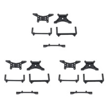 3X voor en Achterschoktorens Lichaamspalen Set voor HBX 16889 16889A 16890 16890A SG 1601 SG 1602 RC Auto-Onderdelenaccessoires