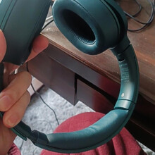 (C) Vaihtopääpannan pehmuste, joka on yhteensopiva Sony MDR-100ABN WH-H900N -kuulokkeiden kanssa, PU-nahkainen sieni, useita värejä, valinnainen