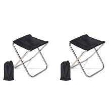 2X Pieghevole Piccolo Sgabello Panca Sgabello Portatile Mare Ultra Leggero Treno Della Metropolitana Viaggi Picnic Campeggio Pesca Sedia Pieghevole