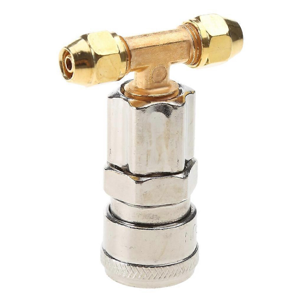 (Plastic Steel) Three-Way Straight Through Joint For Trailers Trucks, 6Mm Tube Diameter, 1/4 Inch Inlet, 0.8 Mpa 6944168454715