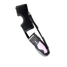 (black pinks, M) Attelle orthopédique pour chien souffrant de pattes traînantes, attelle corrective ajustable pour l'arthrite et la hernie discale.