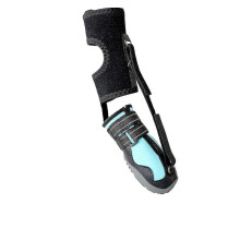 (black blue, M) Attelle orthopédique pour chien souffrant de pattes traînantes, attelle corrective ajustable pour l'arthrite et la hernie discale.