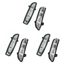 6X Car Front LH + RH Door Mirror Turn Signal Light for W211 W221 07-10 A2198200521 A2198200621