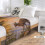 Plaid met print van Deer River Forest, 60 x 80 inch 7
