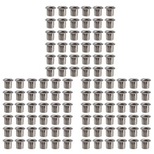 150 Peças Ilhós para Bainha Kydex DIY 7 mm Rebite Peças de Ferramentas Manuais Ilhós Kit de Ferramentas de PerfuraçãO