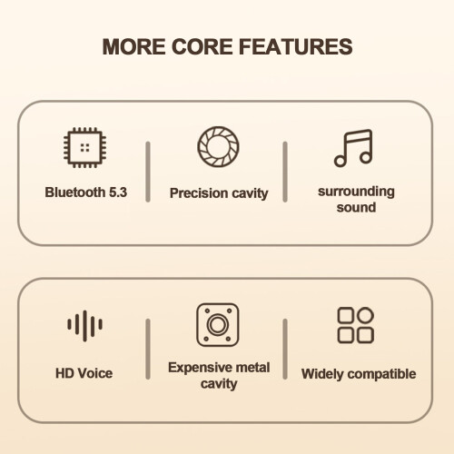 Bluetooth-hörlurar med brusreducering 1 par 2
