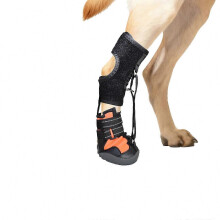 (black oranges, S) Bottes correctrices pour chiens avec enrouleur réglable pour pattes tombantes et soutien des articulations