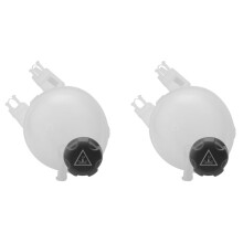 2X 9800777280 Coolant Expansion Tank Bottle with Cap for 207 208 2008 301 Vti C2 C3 C4 DS3