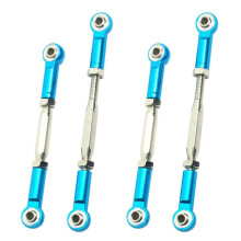 4Pcs Metal Adjustable Steering Linkage Servo Link Pull Rod for Slash 4X4 5807 HQ727 1/10 RC Car Upgraded Parts,2