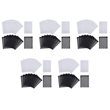80 PCS Aquarium Mesh Media Filter Zakken, Nylon Media Filter Mesh Zakken met Rits (Voor Deeltjes Koolstof), Bio Balls
