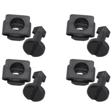 4X Engine Cover Undertray Wheel Arch Screw Plastic Black for 91501-SS8-A01, 91601-SS8-A01