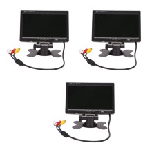 3X 12V-24V 7 Zoll TFT LCD Farb HD Monitor für Auto CCTV Rückfahr Kamera für Automobil Elektronik Zubehör
