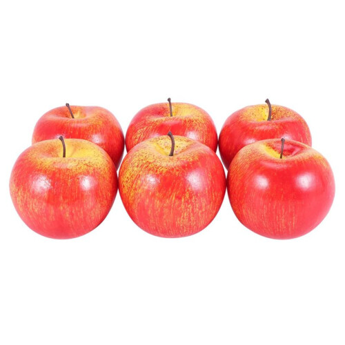 Decorative Artificial  Plastic Fruits Imitation Home Decor 18Pcs Red