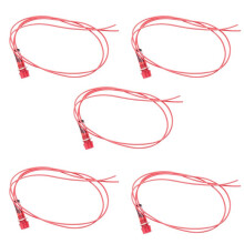 5X Neon Indicator Signal Lamp Red Light AC 250V W2 Wires