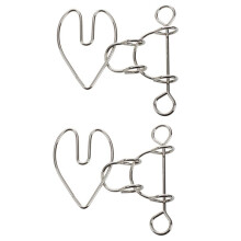 2X Crepacuore Filo Cervello Teaser Metallo Puzzle