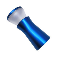 (Blue) Lupa de diamante de 10 aumentos para tasación de joyas, lupa de mano de metal con 10 aumentos.