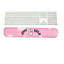 (Short 36 cm) Keyboard Wrist Rest Pad Memory Foam Teddy Dog Pattern 44 cm & 36 cm Non-Slip