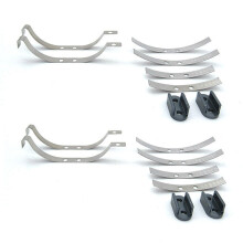 4 Pair Steel Leaf Springs Suspension for WPL D12 B14 B24 B16 B36 RC Truck Car Upgrade Parts Accessories