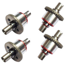 2X Full Metal All-Metal Differential Gear Upgrade Parts for 144001 124019 124018 RC Car Spare Accessories
