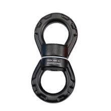 (Black) Giratorio giratorio para hamaca de yoga aéreo, cuerda de escalada, jardín exterior