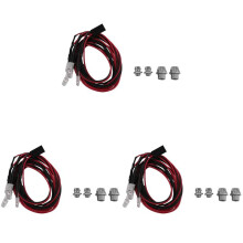 3X 4 LED Lights Kit 2 White 2 Red for 1/10 1/8 HSP Redcat RC4WD Axial SCX10 D90 HPI RC Car