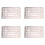 4X Stainless Steel 27 Patterns Erasing Drawing Drafting Tool Shield 1