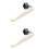 2X 2 in 1 Pocket Chalk Holder Prep Stick Billiard Snooker Pool Cue Tip Pricker Tool 1