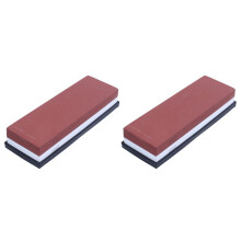 2X Whetstone Knife Sharpener, Professional Sharpening Stone 2000/6000 Girt Water Stone for Knives