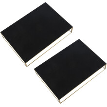 2X Nordic Retro Storage Tray Gold Rectangle Glass Maquillaje Organizador Bandeja De Postres Joyería Exhibición De La Del Hogar (M)