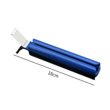 (Blue) Nástroj na odstraňovanie vinylových obkladov, 18 cm oceľový zipsový nástroj na montáž a demontáž