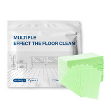 (Green, 60pcs) Floor Cleaning Tablets Pre-Measured Dissolvable for Tile Laminate Multi Surface Fresh Scent Odor Neutralizer Safe for Kids Pets