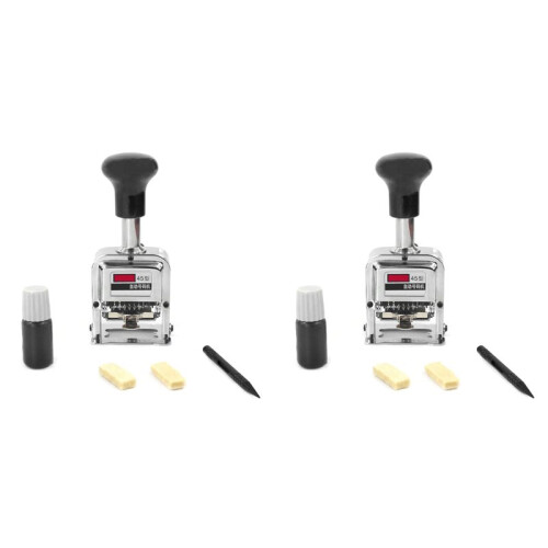 2X Numbering Machine Automatic Numbering Machine Numbering Code Page Numbering Machine Digital Seal Office