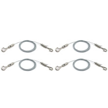 4 Pack Adjustable Picture Hanging Wire Heavy Duty Supports 50 Lbs , Stainless Steel Wire Rope, for Hanging Mirror