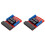 2X Microbit 4 Channel Relay Module Shield 5V High Trigger Programming Educational Kids Teaching Microbit Expansion Board 1