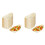 100X Bocadillos - Cuencos, Madera Biodegradable "" 11 Cm X 6.5 Cm 1
