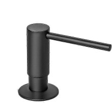 (Matte black 500ml) Vloeibare zeepdispenser 500 ml met ingebouwde pomp en messing geborsteld nikkel afwerking