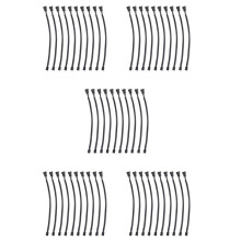 50 Piezas 4 Pines PWM Extensión del Ventilador Cable de Alimentación Conector Estuche Macho Una Hembra Cables Extensibles Compatibles con Ventilador