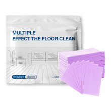 (Purple, 60pcs) Floor Cleaning Tablets Pre-Measured Dissolvable for Tile Laminate Multi Surface Fresh Scent Odor Neutralizer Safe for Kids Pets