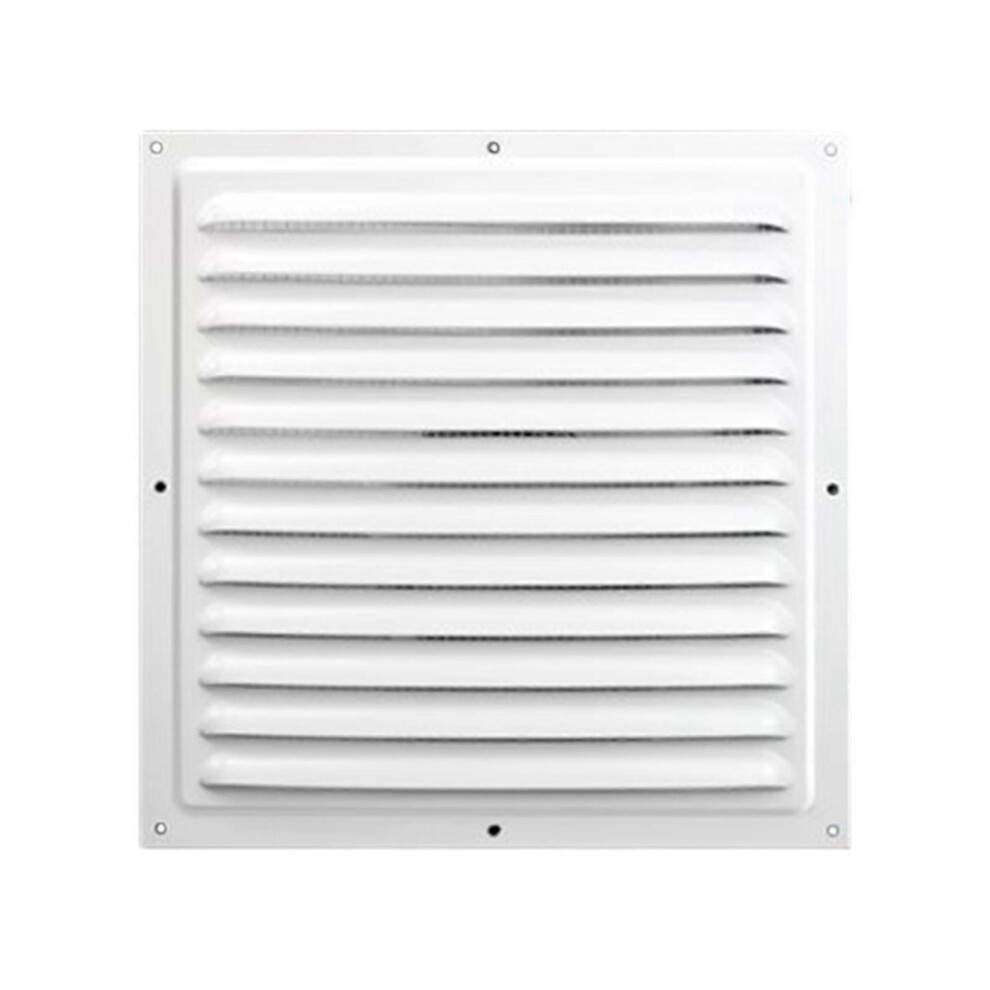 (25Cm) Aluminum Alloy Ventilation Grille Cover, Square Air Return Vent, 15Cm/20Cm/25Cm/30Cm Sizes White 6901168418857